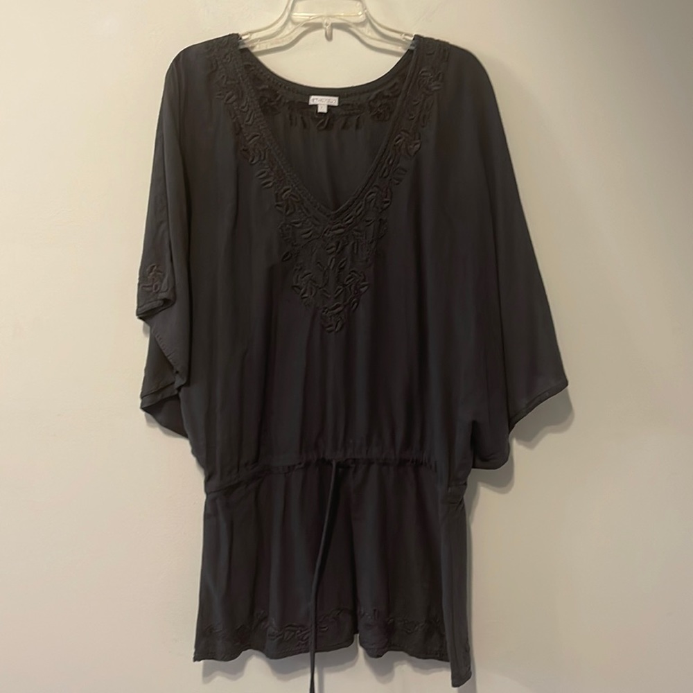 Beach coverup grey L